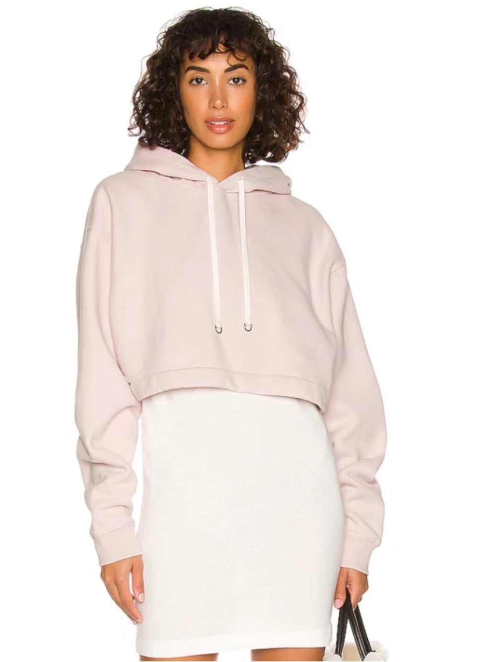 Shoreditch Ski Club Kit Soft Touch Hoodie Womens Medium Oversized Cropped FLAWED